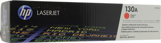 Картридж лазерный HP 130A/CF353A, пурпурный, 1000 страниц, оригинальный для HP LaserJet Pro M176n / M177fw