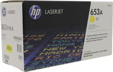 Картридж лазерный HP 653A/CF322A, желтый, 16500 страниц, оригинальный для Color LaserJet Enterprise Flow Multifunction M680z / MFP M680dn / MFP M680f