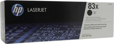 Картридж лазерный HP 83X/CF283X, черный, 2200 страниц, оригинальный для HP LaserJet Pro M201n / M201dw / M225dn / M225dw