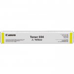 Картридж лазерный Canon C-EXV034 Y/9451B001, желтый, 7300 страниц, оригинальный для Canon imageRunner C1225 / imageClass MF810C / 820C
