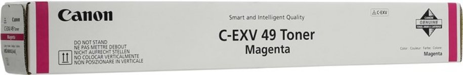 Картридж лазерный Canon C-EXV49M/8526B002, пурпурный, 19000 страниц, оригинальный для Canon imageRUNNER ADVANCE С33XX, C35XX, DX C37XX