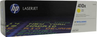 Картридж лазерный HP 410X/CF412X, желтый, 5000 страниц, оригинальный для HP CLJP M452dn / M452nw / MFP M377dw / MFP M477fdn / MFP M477fdw / MFP M477fnw