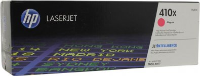 Картридж лазерный HP 410X/CF413X, пурпурный, 5000 страниц, оригинальный для HP LaserJet Pro M477fdn, M477fdw, M477fnw, M452dn, M452nw