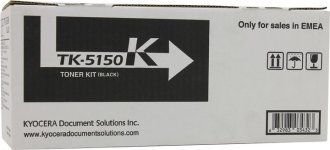 Картридж лазерный Kyocera TK-5150K/1T02NS0NL0, черный, 12000 страниц, оригинальный для Kyocera ECOSYS P6035cdn, ECOSYS M6035cidn, ECOSYS M6535cidn