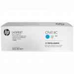 Картридж лазерный HP 410X/CF411XC, голубой, 5000 страниц, оригинальный для HP CLJ M477/M452/M377dw