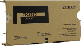 Картридж лазерный Kyocera TK-3190/1T02T60NL0/1T02T60NL1, черный, 25000 страниц, оригинальный для Kyocera P3055dn/P3060dn/M3655idn/M3660idn