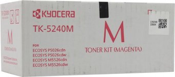 Картридж лазерный Kyocera TK-5240M /1T02R7BNL0, пурпурный, 3000 страниц, оригинальный для Kyocera P5026cdn/cdw, M5526cdn/cdw