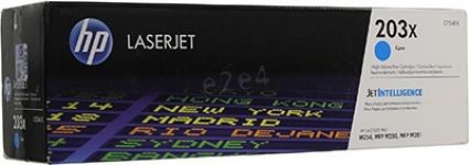 Картридж лазерный HP 203X/CF541X, голубой, 2500 страниц, оригинальный для HP Color LJ Pro M254dw/M254nw/M280nw/M281fdn/M281fdw