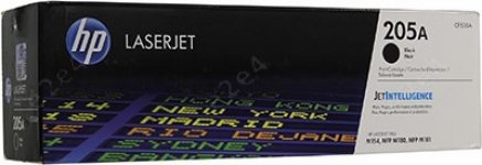 Картридж лазерный HP 205A/CF530A, черный, 1100 страниц, оригинальный для HP Color LJ Pro M180n/M181fx