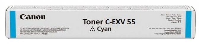 Картридж лазерный Canon C-EXV 55 C/2183C002, голубой, 18000 страниц, оригинальный для Canon iR ADVANCE C356P/C356i/C256i