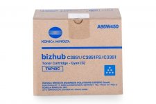 Картридж лазерный Konica Minolta TNP-49C/A95W450, голубой, 12000 страниц, оригинальный для Konica Minolta bizhub C3351/C3851/C3851FS