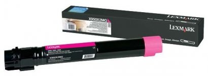 Картридж лазерный Lexmark X950X2MG, пурпурный, 22000 страниц, оригинальный для Lexmark X950de,X952de,X954de,X950dhe