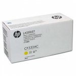 Картридж лазерный HP 654A/CF332AC, желтый, 15000 страниц, оригинальный для HP CLJ Ent M651n/M651dn/M651xh/M680dn, белая коробка