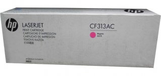 Картридж лазерный HP 826A/CF313AC, пурпурный, 31500 страниц, оригинальный для HP Color LaserJet Enterprise M855dn / M855x+ / M855xh, белая коробка