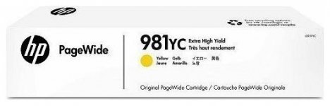 Картридж лазерный HP L0R19YC, желтый, 16000 страниц, оригинальный для HP PWM MFP E58650 без чипа