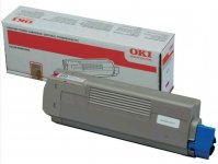 Картридж лазерный OKI 44315323/44315307, голубой, 6000 страниц, оригинальный для OKI C610 с чипом