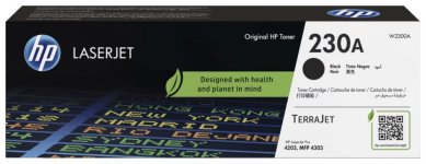 Картридж лазерный HP 230A/W2300A, черный, 2000 страниц, оригинальный для HP LJ 4203dn/LJ 4203dw/LJ 4303dw/LJ 4303fdn/LJ 4303fdw с чипом