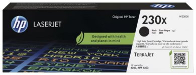 Картридж лазерный HP 230X/W2300X, черный, 7500 страниц, оригинальный для HP LJ 4203dn/LJ 4203dw/LJ 4303dw/LJ 4303fdn/LJ 4303fdw с чипом