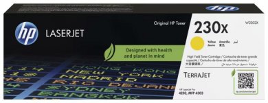 Картридж лазерный HP 230X/W2302X, желтый, 5500 страниц, оригинальный для HP LJ 4203dn/LJ 4203dw/LJ 4303dw/LJ 4303fdn/LJ 4303fdw с чипом