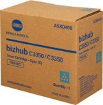 Картридж лазерный Konica Minolta TNP-48C/A5X0490, голубой, 10000 страниц, оригинальный для Konica Minolta bizhub C3850