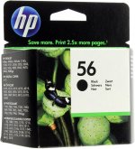 Картридж струйный HP 56 (C6656AE), черный, оригинальный, объем 19 мл, ресурс 520 страниц для HP HP Deskjet 5550 / 5150 / 450cbi, HP Officejet 4212 / 5610 / 4255 / 6160, HP PSC 1315 / 2210 / 2410 / 1210 / 1216 / 1315 / 2175 / 1215 / 1350 / 2105 / 2110, HP