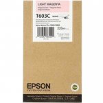 Картридж струйный Epson T603C (C13T603C00), светло-пурпурный, оригинальный, объем 220 мл для Epson Epson Stylus Pro 7800 / 7880 / 9800 / 9880