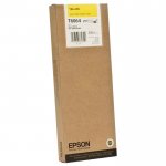 Картридж струйный Epson T6064 (C13T606400), желтый, оригинальный, объем 220 мл для Epson Epson Stylus Pro 4880