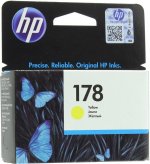 Картридж струйный HP 178 (CB320HE), желтый, оригинальный, ресурс 300 страниц для HP HP Deskjet 3070A, HP Photosmart 5510 / 5515 / 6510 / 7510 / C5383 / C6383 / D5463, B8553