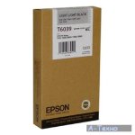 Картридж струйный Epson T6039 (C13T603900), светло-серый, оригинальный, объем 220 мл для Epson Epson Stylus Pro 7800 / 7880 / 9800 / 9880