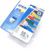 Картридж струйный Epson T0520 (C13T052040), голубой/пурпурный/желтый, оригинальный, ресурс 300 страниц для Epson EPSON Stylus Color 440 / 640 / 660 / 670 / 740 / 760 / 860 / 1160; Stylus Scan 2000 / 2500 / 2500 Pro; EPSON Stylus Color 400 / 600 / 800 / 85