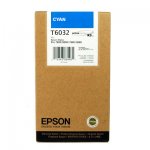 Картридж струйный Epson T6032 (C13T603200), голубой, оригинальный, объем 220 мл для Epson Epson Stylus Pro 7880 / 9880