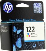 Картридж струйный HP 122 (CH562HE/CH562HK), голубой/пурпурный/желтый, оригинальный, ресурс 100 страниц для HP HP Deskjet 1000 / 1050 / 2000 / 2050 / 3000 / 3050 / 1510 /2050
