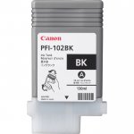 Картридж струйный Canon PFI-102BK (0895B001), черный, оригинальный, объем 130 мл для Canon Canon imagePROGRAF-iPF500 / iPF510 / iPF600 / iPF605 / iPF610 / iPF650 / iPF655 / iPF700 / iPF710 / iPF720 / iPF750 / iPF755 / iPF760 / iPF765 / LP17 / LP24