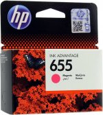 Картридж струйный HP 655 (CZ111AE), пурпурный, оригинальный, ресурс 600 страниц для HP HP Deskjet Ink Advantage 3525 / 4615 / 4625 / 5525 / 6525