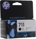 Картридж струйный HP 711 (CZ129A), черный, оригинальный, объем 38 мл для HP Designjet T120/T520