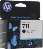 Картридж струйный HP 711 (CZ133A), черный, оригинальный, объем 80 мл для HP Designjet T120/T520