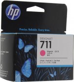 Комплект картриджей струйный HP 711 (CZ135A), пурпурный, оригинальный, объем 29 мл, 3 шт. для HP Designjet T120/T520