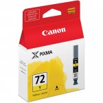 Картридж струйный Canon PGI-72Y (6406B001), желтый, оригинальный, объем 14 мл, ресурс 377 страниц для Canon Canon PIXMA-PRO-10