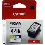 Картридж струйный Canon CL-446XL (8284B001), голубой/пурпурный/желтый, оригинальный, объем 13 мл, ресурс 300 страниц для Canon Canon PIXMA-iP2840 / MG2440 / MG2540 / MG2940 / MX494