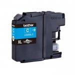 Картридж струйный Brother LC525XLC, голубой, оригинальный, ресурс 1300 страниц для Brother DCP-J100, DCP-J105, MFC-J200