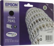 Картридж струйный Epson T7901 (C13T79014010), черный, оригинальный, ресурс 2600 страниц для Epson Epson WorkForce Pro WF-5110DW / WF-5620DWF