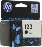 Картридж струйный HP 123 (F6V17AE), черный, оригинальный, ресурс 120 страниц для HP HP DeskJet 2130