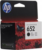Картридж струйный HP 652 (F6V25AE), черный, оригинальный, ресурс 360 страниц для HP HP DeskJet Ink Advantage 2135 / 3635 / 3835 / 4535 / 4675 / 1115