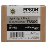 Картридж струйный Epson T8509 (C13T850900), светло-серый, оригинальный, объем 80 мл для Epson Epson SureColor SC-P800