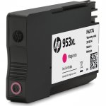 Картридж струйный HP 953XL (F6U17AE), пурпурный, оригинальный, ресурс 1450 страниц для HP OJP 8710/8715/8720/8730/8210/8725