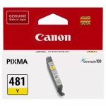 Картридж струйный Canon CLI-481 Y (2100C001), желтый, оригинальный, ресурс 257 страниц для Canon Pixma TS5140 / 6140 / 8140 / 8540