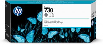 Картридж струйный HP 730 (P2V72A), серый, оригинальный, объем 300 мл для HP DesignJet T1700dr PostScript; HP DesignJet T1700 PostScript; HP DesignJet T1700; HP DesignJet T1700dr