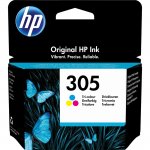 Картридж струйный HP 305 (3YM60AE), голубой/пурпурный/желтый, оригинальный, объем 2 мл, ресурс 100 страниц для HP HP DJ 2320/2710/2720