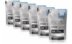 Комплект картриджей струйный Epson T7411 (C13T741100), черный, оригинальный, объем 1 л, 6 шт. для Epson F6000/F7000/F6200/F7200/F7000/F9200
