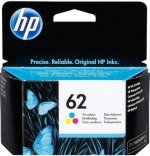 Картридж струйный HP 62 (C2P06AE), многоцветный, оригинальный, ресурс 165 страниц для HP OJ 200